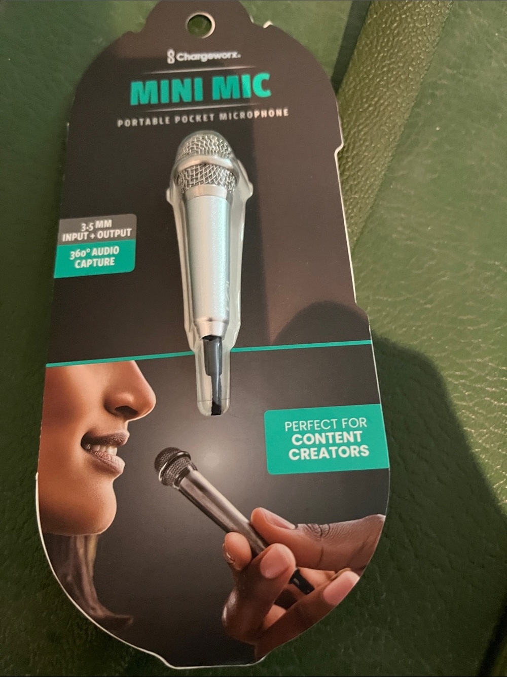 Mini Mic Portable Pocket Microphone - Silver